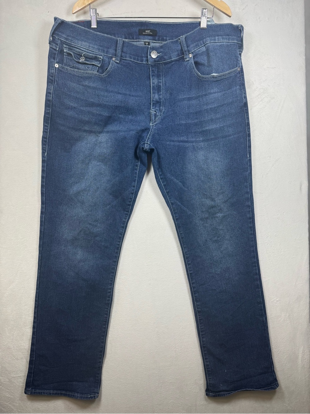 True Religion Men's Ricky Relaxed  Straight Jeans size 40